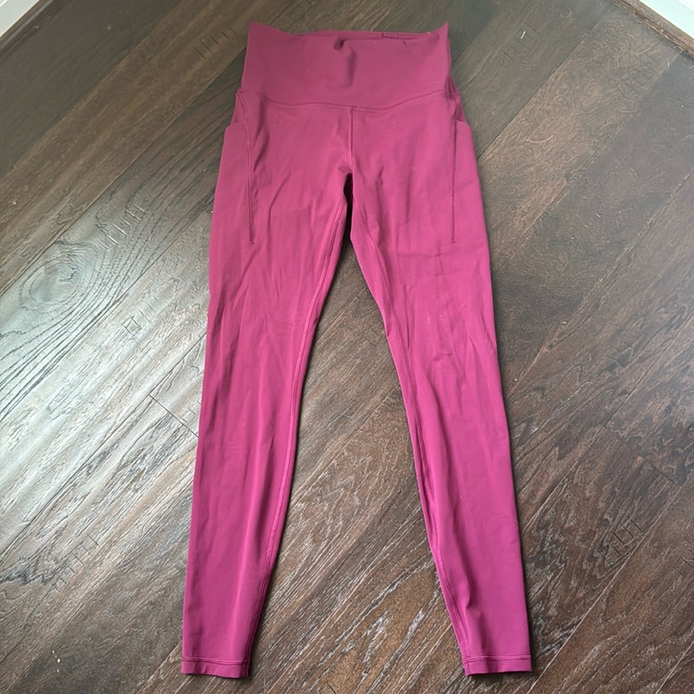 Lululemon High Rise Drawstring Pocket Leggings
